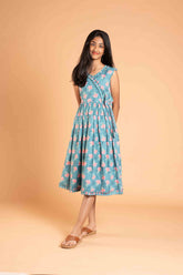 Frills and Bow Pattern Frock