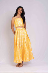 Rich Banaras Brocade Sun Yellow Lehenga
