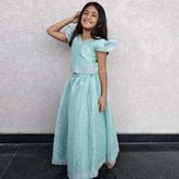Fancy Sequence Work Lehenga And Crop Top