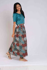 Cotton Lehenga And Crop Top