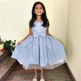 Blue Shimmery dress
