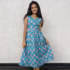 Frills and Bow Pattern Frock