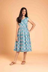 Frills and Bow Pattern Frock