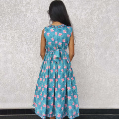 Frills and Bow Pattern Frock