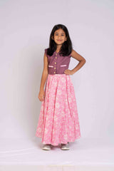 Cotton Lehenga and crop Top