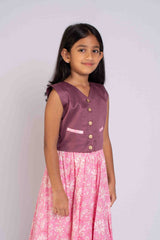 Cotton Lehenga and crop Top