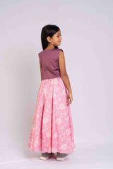 Cotton Lehenga and crop Top