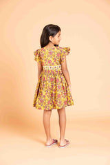 Yellow Lovely Daffodils Frock