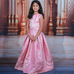 Rich Banaras Brocade Pretty Pink Lehenga