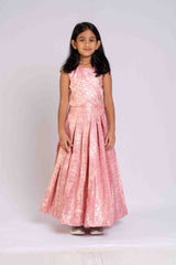 Rich Banaras Brocade Pretty Pink Lehenga