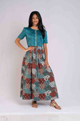 Cotton Lehenga And Crop Top