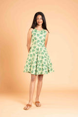 Halter Neck Cotton Frock