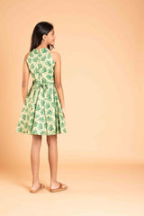 Halter Neck Cotton Frock