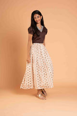 Cotton Lehenga and Crop top