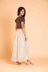 Cotton Lehenga and Crop top