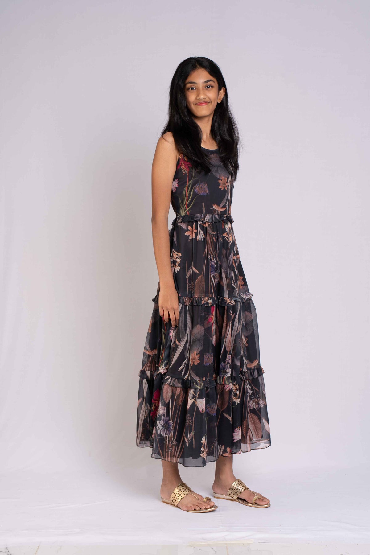 Black crepe frock