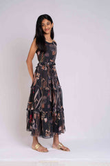 Black crepe frock