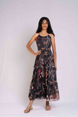 Black crepe frock